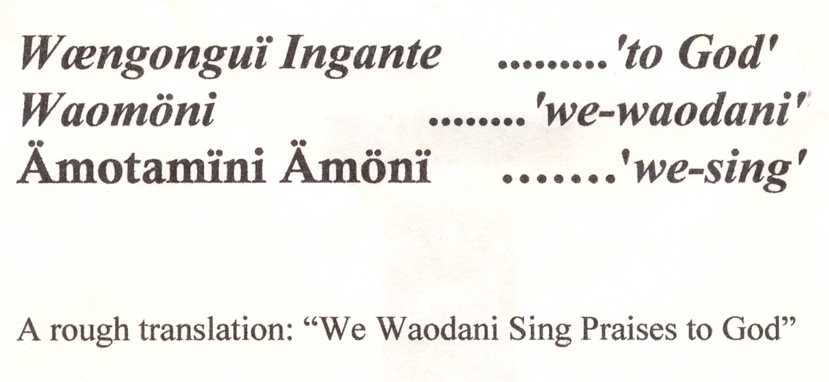 Waodani Praise