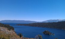 Emerald Bay from the northwest (California state pullout)