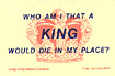 Who Am I That a King Would Die in My Place? (NKJV)