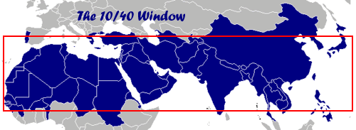 What is the 10-40 Window? (Joshua Project)